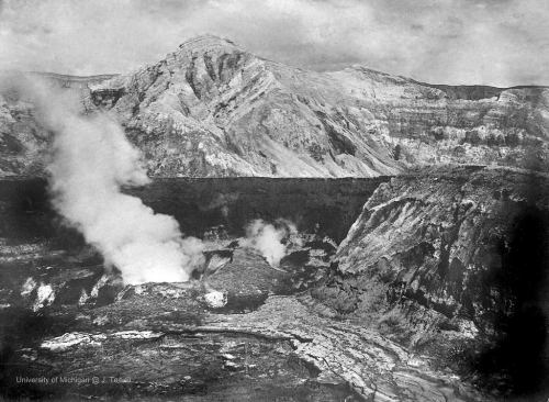 Taal Volcano in the crater after the Jan. 30, 1911 eruption