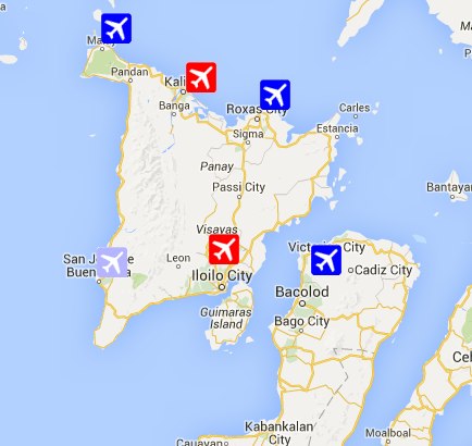 Panay airport map