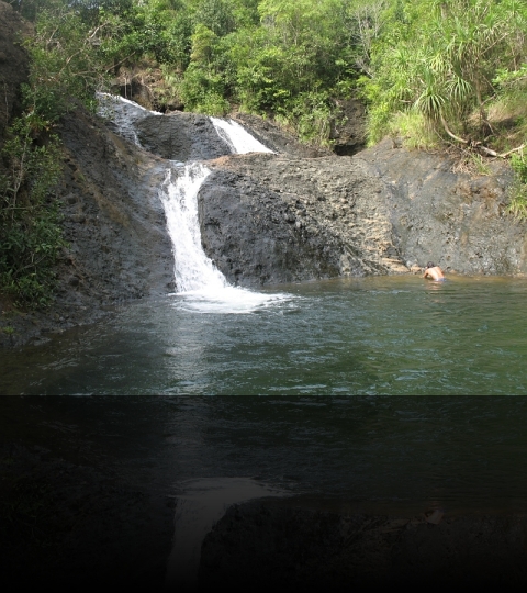 Jawili Falls in Aklan, Panay
