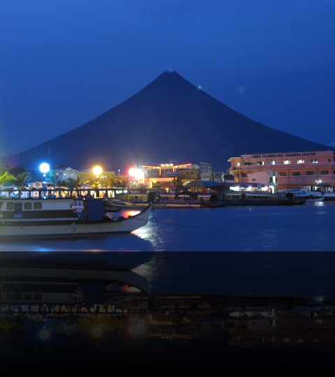 Mount Mayon in Albay, Bicol