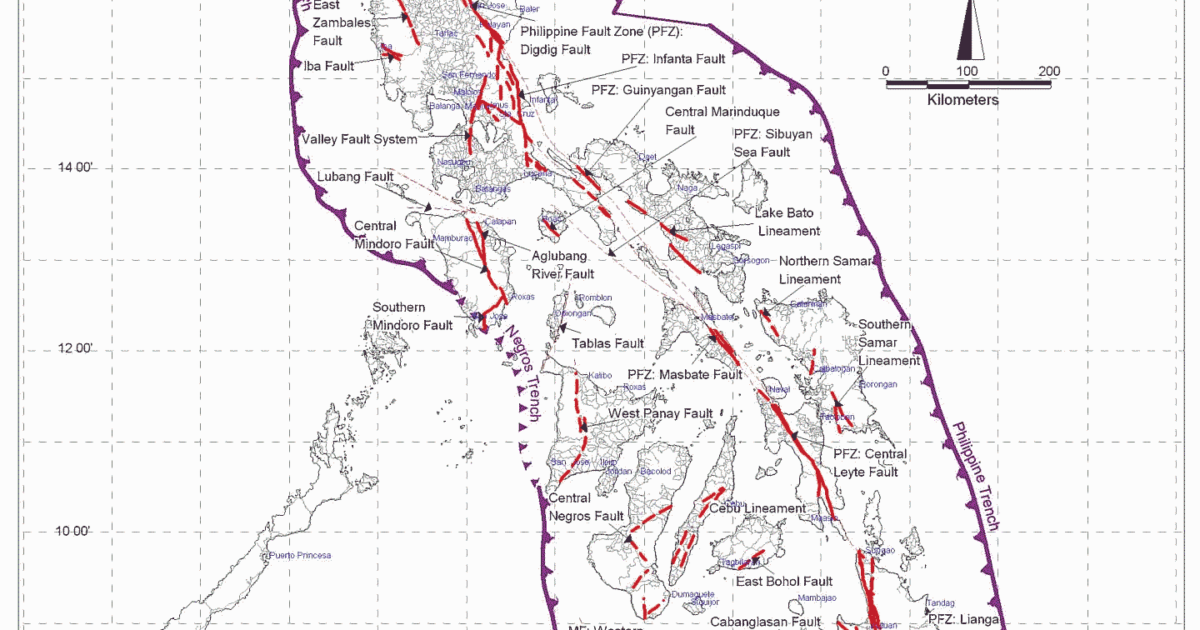 The Project Review Philippine Fault Zone Maps - Gambaran