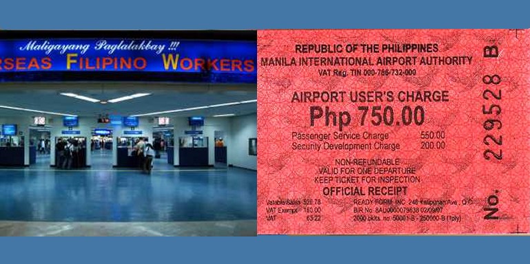 Philippines Terminal Fee