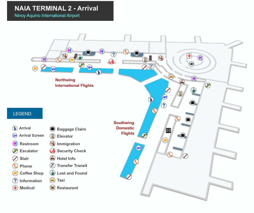 terminal 2 map mexico city airport